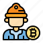 bitcoin, miner, cryptocurrency, money, finance, business 