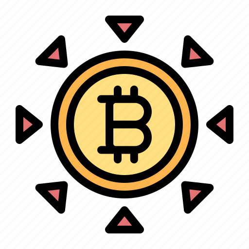 Bitcoin, target, cryptocurrency, currency, money, goal icon - Download on Iconfinder