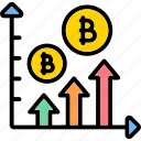 bitcoin graph, increase bitcoin, bitcoin values, bitcoin, crypto currency, currency, bitcoin chart
