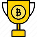 bitcoin award, bitcoin, bitcoin trophy, trophy, achieve bitcoin, bitcoin rewards