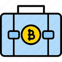 bitcoin briefcase, bitcoin, bitcoin business, bitcoin profile, crypto wallet, crypto currency