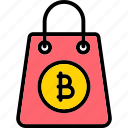 bitcoin shopping bag, bitcoin, bitcoin shopping, bitcoin currency, shopping with bitcoin, buy bitcoin