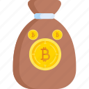 bitcoin sack, money sack, wealth sack, crypto sack, bitcoin, crypto currency