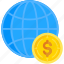 international dollar sign, dollar sign, dollar sign network, global with dollar sign, online dollar service, worldwide dollar sign, online dollar sign 