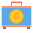 bag, bitcoin, business, currency, money