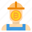 bitcoin, business, currency, diger, man, money 