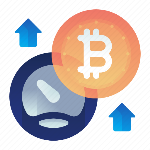 Bitcoin, currency, finance, performance, up icon - Download on Iconfinder