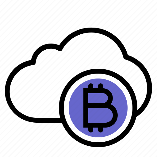 Bitcoin, cloud, backup, crypto, data icon - Download on Iconfinder