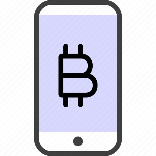Bitcoin, mobile, app, cryptocurrency icon - Download on Iconfinder