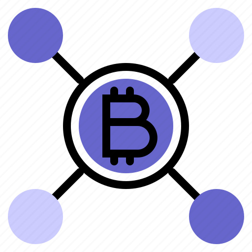 Bitcoin, network, blockchain, cryptocurrency icon - Download on Iconfinder