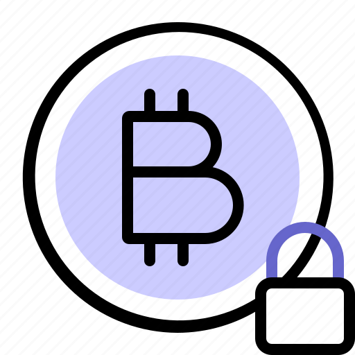 Bitcoin, portfolio, cryptocurrency, safe, security icon - Download on Iconfinder