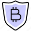 bitcoin, crypto, secure, security, cryptocurrency, shield 