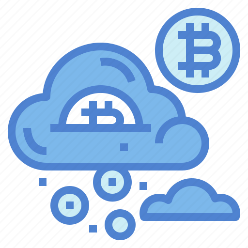 Bitcoin, cloud, finance, money icon - Download on Iconfinder