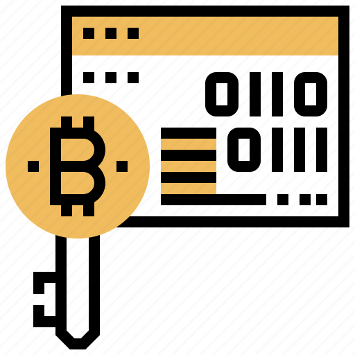 Binary, bitcoin, coding, cryptography, key icon - Download on Iconfinder