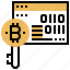 binary, bitcoin, coding, cryptography, key 