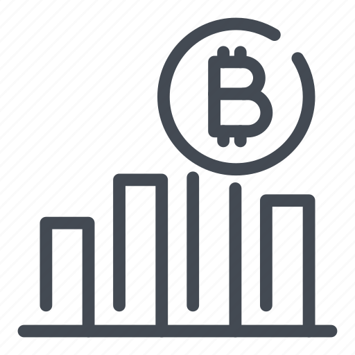 Bitcoin, chart, market, sale, statistics, stats, trade icon - Download on Iconfinder