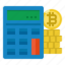 bitcoin, calculator, coin, digital, money