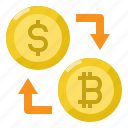 bitcoin, coin, currency, dollar, exchang 