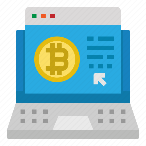 Bitcoin, cryptocurrency, digital, laptop, money icon - Download on Iconfinder