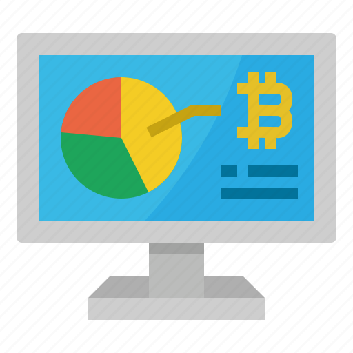 Bitcoin, chart, computer, market, monitor icon - Download on Iconfinder