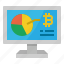bitcoin, chart, computer, market, monitor 