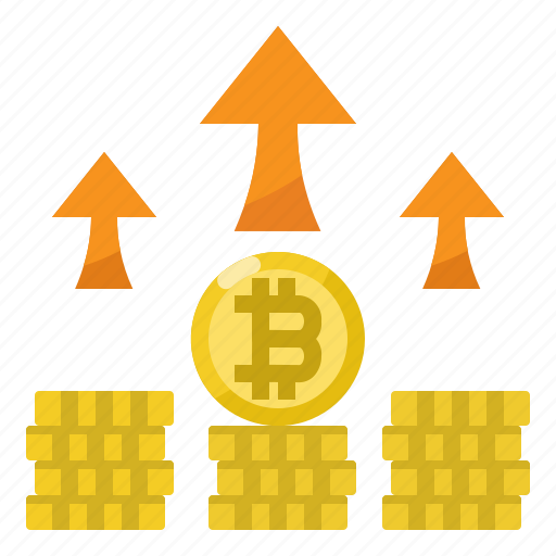 Bitcoin, cryptocurrency, growth, investment, profits icon - Download on Iconfinder