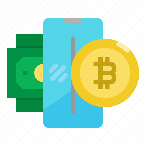 Bitcoin, exchang, money, phone, smart icon - Download on Iconfinder