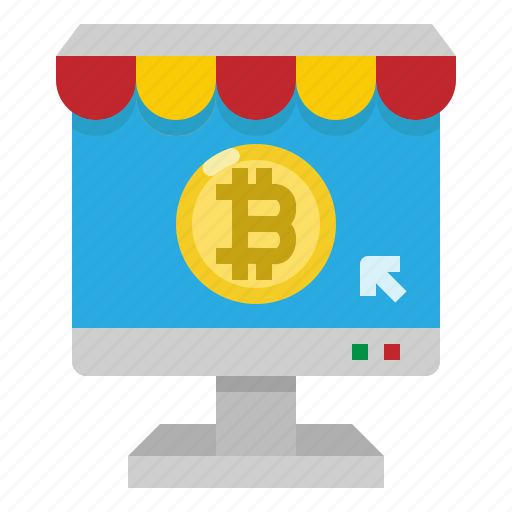 Bitcoin, cryptocurrency, online, shopping, store icon - Download on Iconfinder