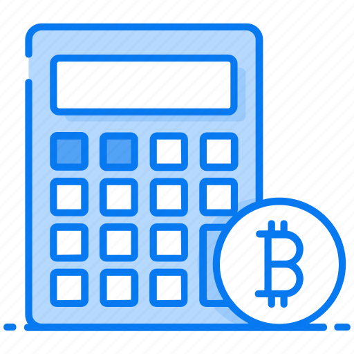 Bitcoin accounting, bitcoin calculator, finance, money calculation, money savings icon - Download on Iconfinder