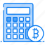 bitcoin accounting, bitcoin calculator, finance, money calculation, money savings 