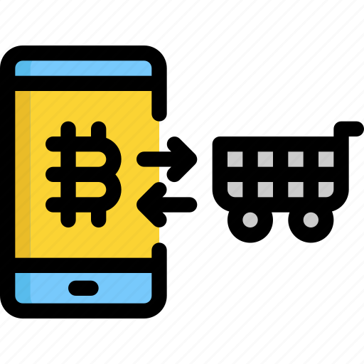 Bitcoin, cell, cryptocurrency, digital, money, phone, shopping icon - Download on Iconfinder