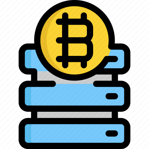 Bitcoin, cryptocurrency, database, digital, money, server, storage icon - Download on Iconfinder