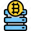 bitcoin, cryptocurrency, database, digital, money, server, storage 