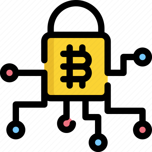 Bitcoin, cryptocurrency, digital, lock, money, protection, security icon - Download on Iconfinder