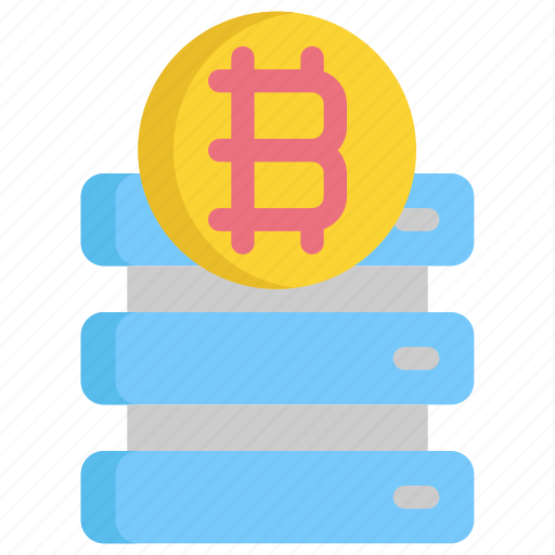 Bitcoin, cryptocurrency, database, digital, money, online, server icon - Download on Iconfinder