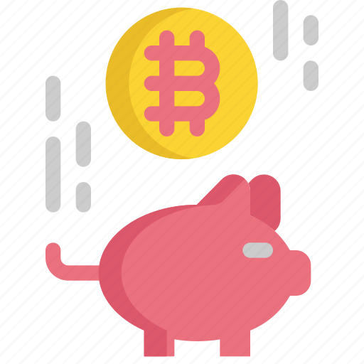 Bank, bitcoin, cryptocurrency, digital, money, piggy, saving icon - Download on Iconfinder
