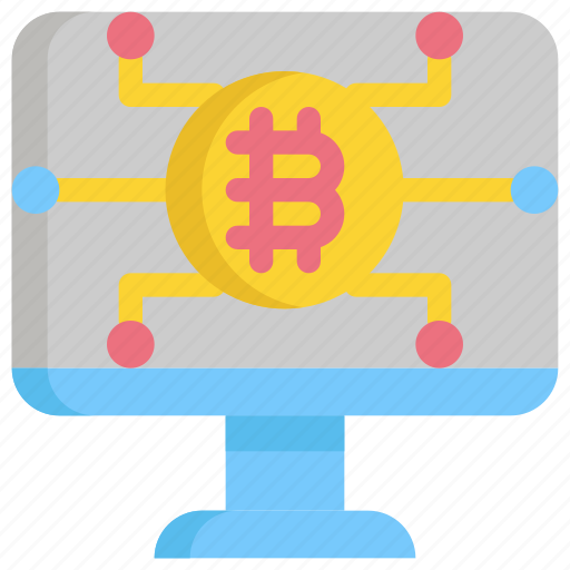 Bitcoin, cryptocurrency, digital, money, monitor icon - Download on Iconfinder
