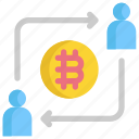 bitcoin, cash, cryptocurrency, digital, money, user 