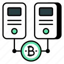 bitcoin server, cryptocurrency, crypto, btc, digital currency