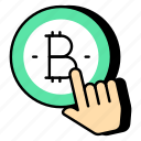 click bitcoin, click cryptocurrency, crypto, btc, digital currency