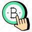 click bitcoin, click cryptocurrency, crypto, btc, digital currency 