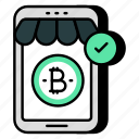 mobile bitcoin shop, mobile cryptocurrency, crypto, btc, digital currency