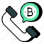bitcoin telecommunication, cryptocurrency, crypto communication, btc, digital currency 