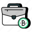 bitcoin briefcase, bitcoin bag, crypto, btc, digital currency 