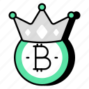 bitcoin crown, cryptocurrency crown, crypto, btc, digital currency