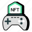 nft gaming, nft gamepad, crypto, non fungible token, digital currency 