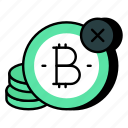 no bitcoin, no cryptocurrency, crypto, btc, digital currency
