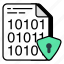 secure binary data, secure binary file, secure binary code, encrypted binary data, binary data access 