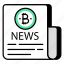 bitcoin newspaper, cryptocurrency newspaper, crypto, btc, digital currency 