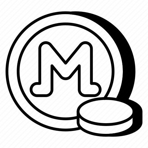 Monero coin, cryptocurrency, crypto, xmr, digital currency icon - Download on Iconfinder